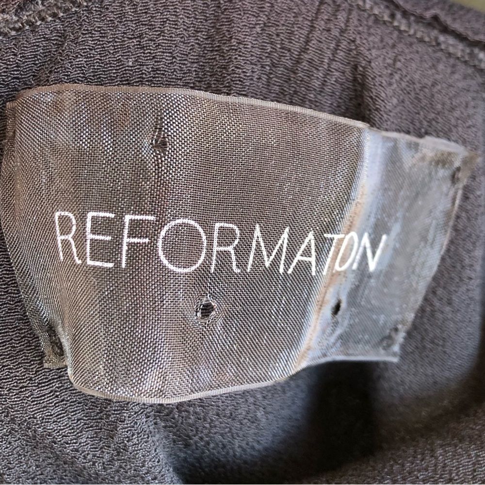 Reformation | Black Mini Dress - Picture 3 of 4